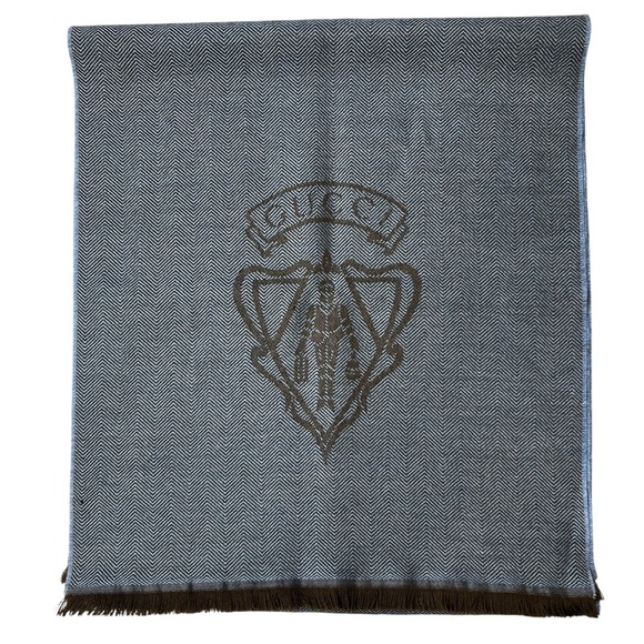 NWOT Gucci 100% Wool Scarf 40cm x 184cm - Picture 1 of 4